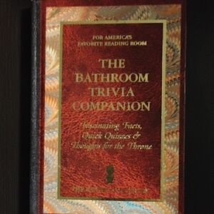 Kohl's Bathroom Trivia Companion Book - Red and Gold